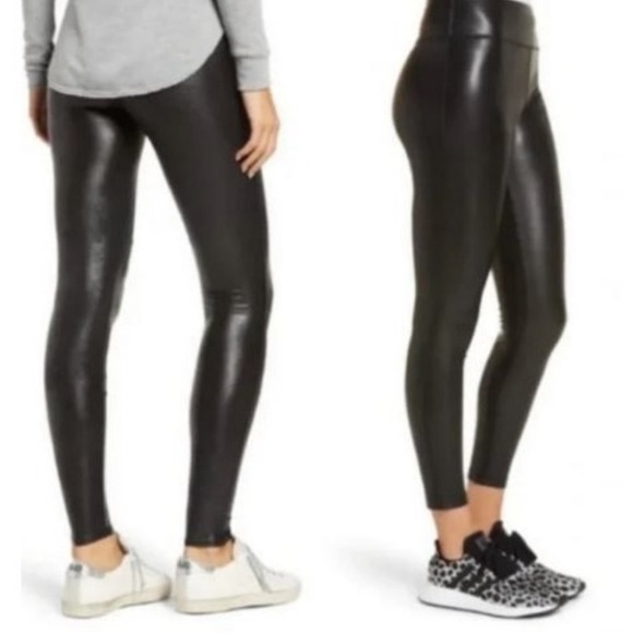 Rachel Zoe Faux Leather Leggings Size Medium - Picture 2 of 5